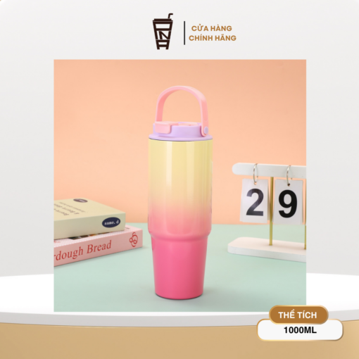 Bình giữ nhiệt Panacea pastel loang màu