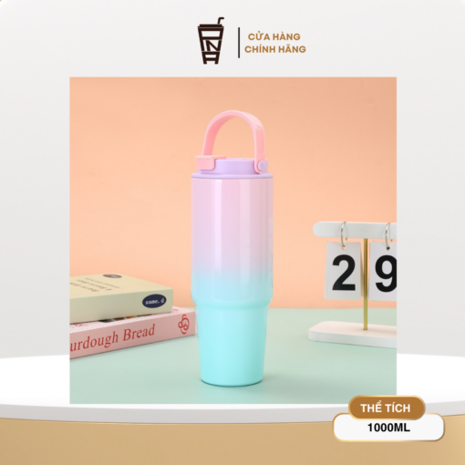 Bình giữ nhiệt Panacea pastel loang màu